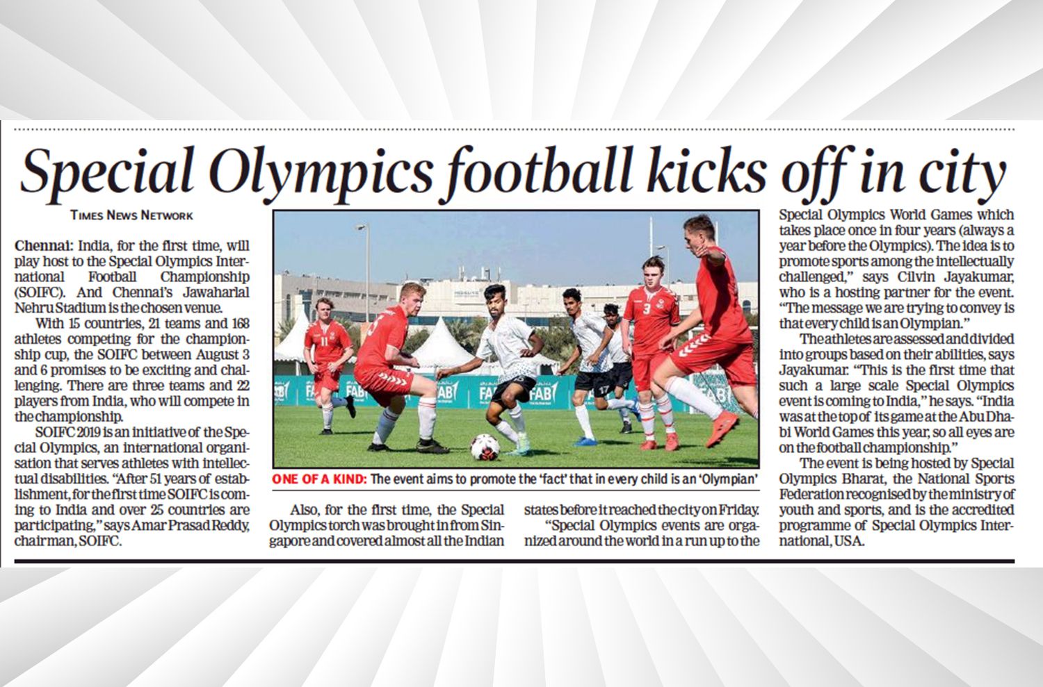 Special Olympics The New Indian Express